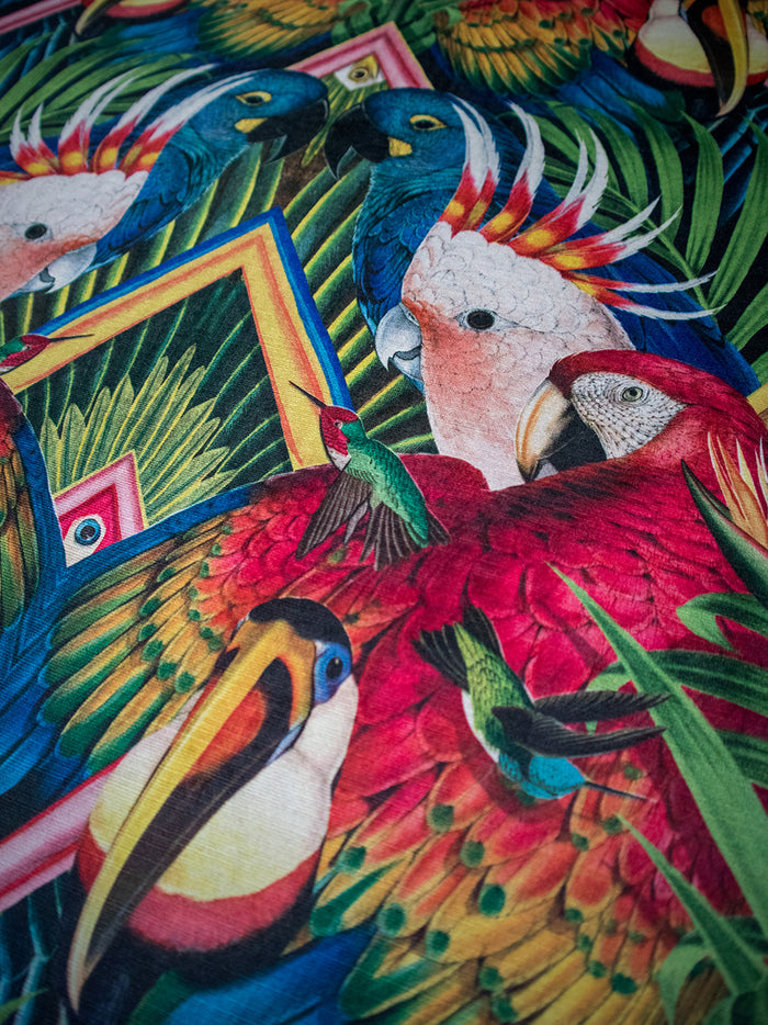 Divine Plumage 'Fiesta' Recycled Velvet Sample