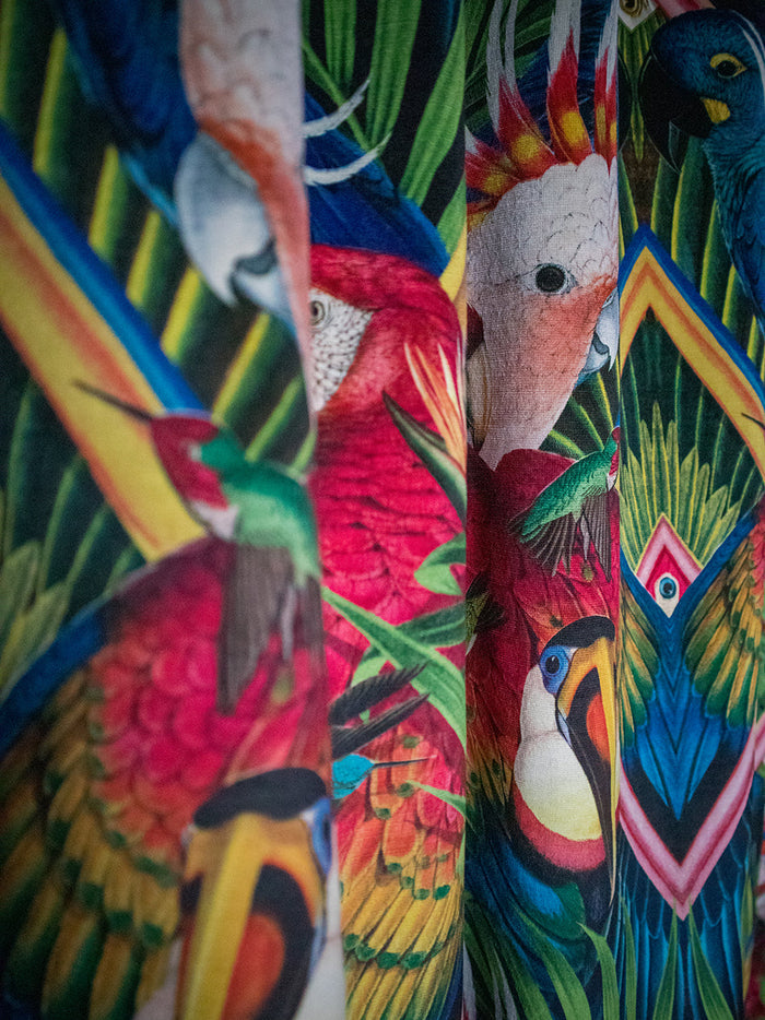 Divine Plumage 'Fiesta' Recycled Velvet