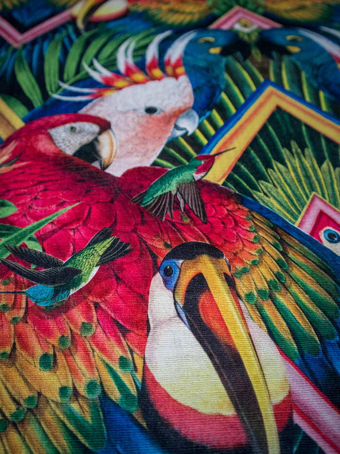 Divine Plumage 'Fiesta' Recycled Velvet
