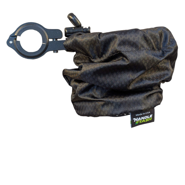 Black bike cup holder with alloy clamp