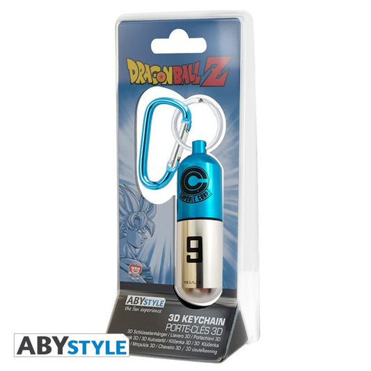 Dragon Ball Z - Blue Capsule Corp. Keychain - Kryptonite Character Store