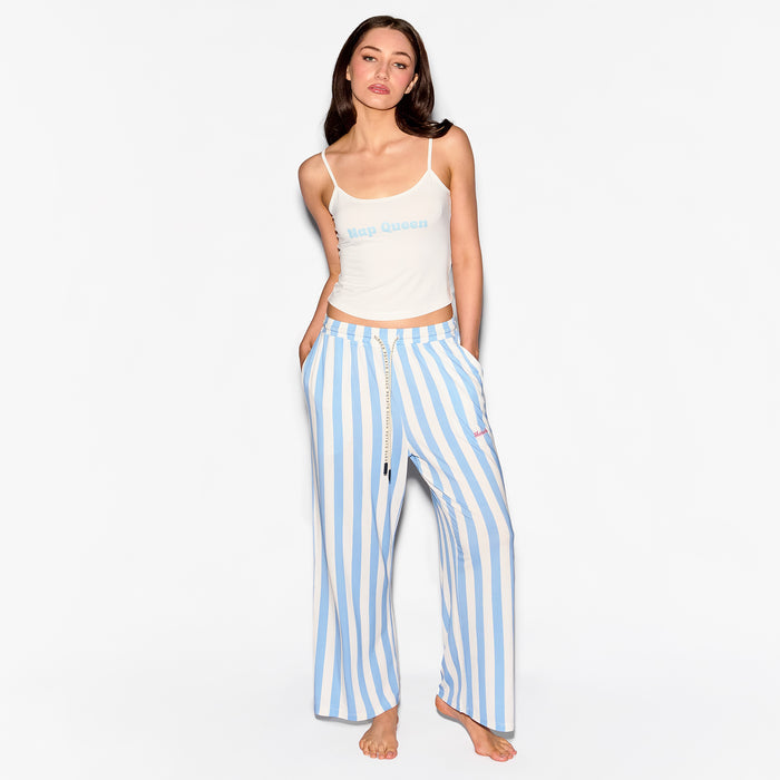 Dream Stripe Pant, back view, womens striped lounge pant - Slouch Potato