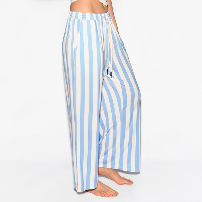 Dream Stripe Pant, fabric and fit detail - Slouch Potato