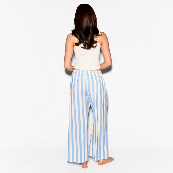 Dream Stripe Pant, womens striped lounge pant - Slouch Potato Sunday Collection