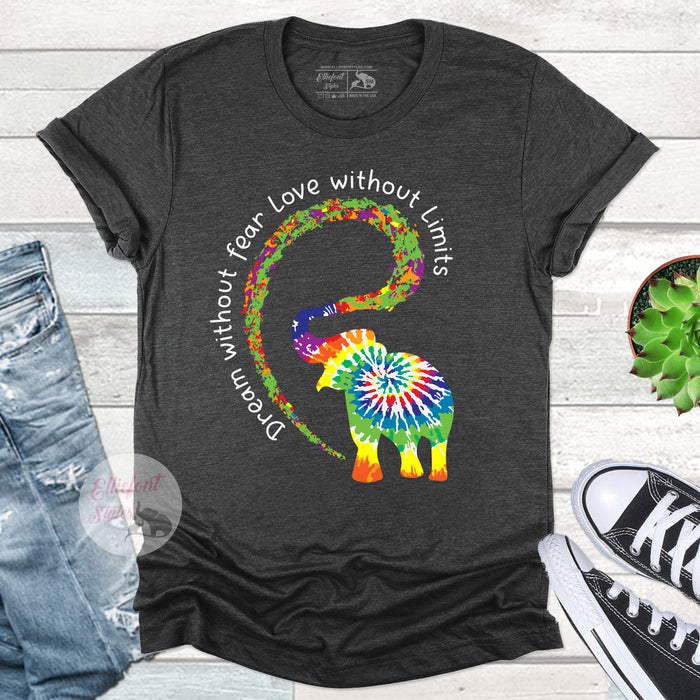 Dream Without Fear Love Without Limits LGBT Shirt
