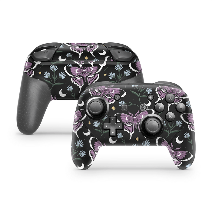 Dreamveil Moth Nintendo Switch Pro Controller Decal Skin