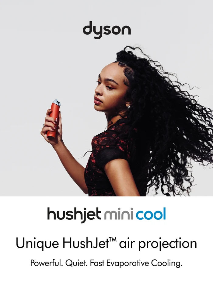 Dyson HushJet Mini Cool Portable Cooling Fan - Carnelian/Sky Carnelian/Sky