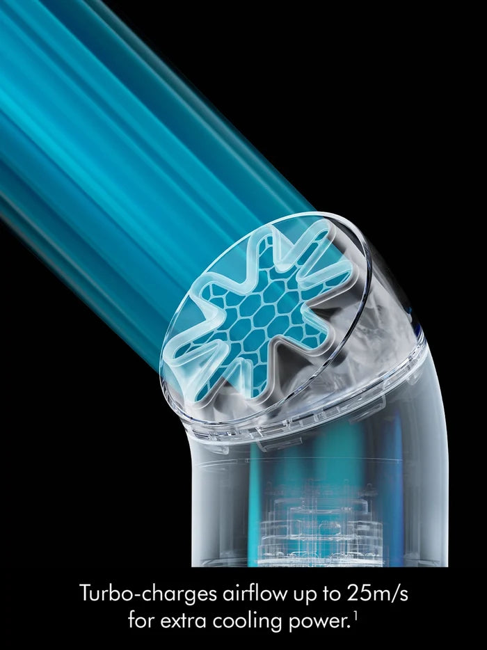 Dyson HushJet Mini Cool Portable Cooling Fan - Carnelian/Sky Carnelian/Sky
