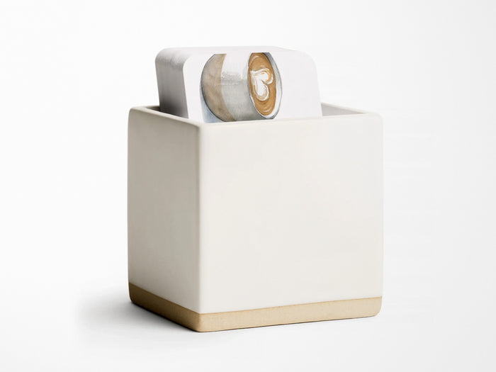 E. Frances Little Notes® - Ceramic Holder - White