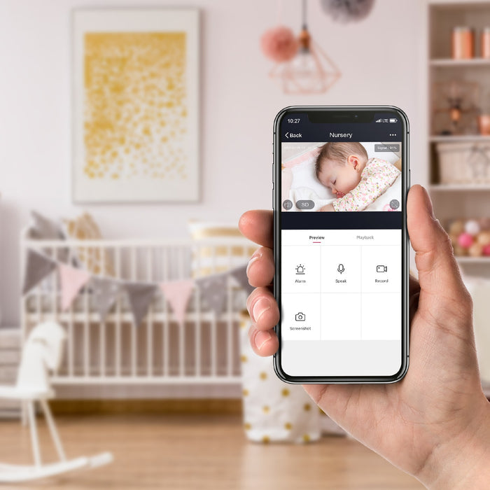 Aluratek eco 4life SmartHome WiFi Security Camera lifetime nursery Smartphone