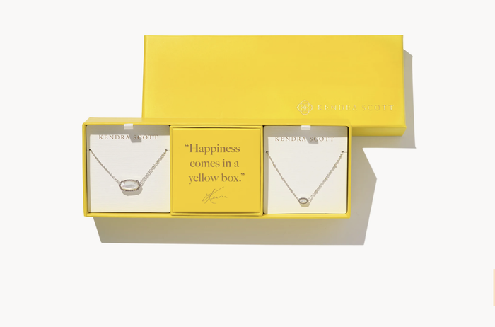 Elisa Gift Set Rhod Ivory MOP Necklaces Kendra Scott