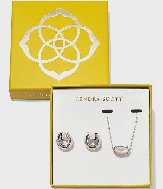 Elisa Mikki Gift Set Rhod Ivory MOP Kendra Scott