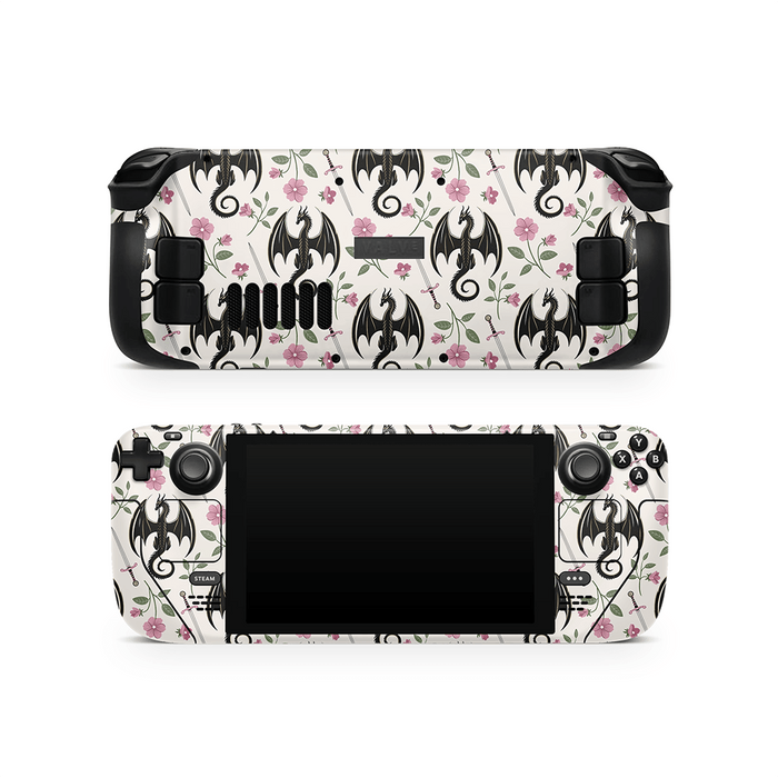 Emberpetal Dragons Steam Deck LCD / OLED Decal Skin