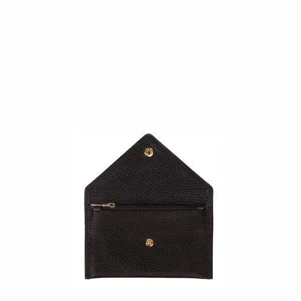 Emma Leather Wallet - Black