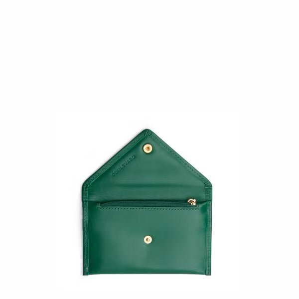 Emma Leather Wallet - Hunter