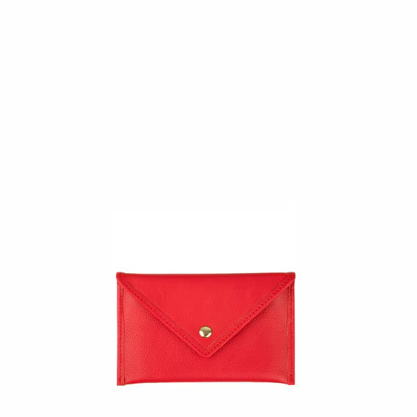 Emma Leather Wallet - Poppy