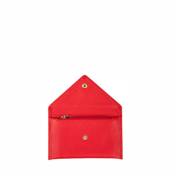 Emma Leather Wallet - Poppy