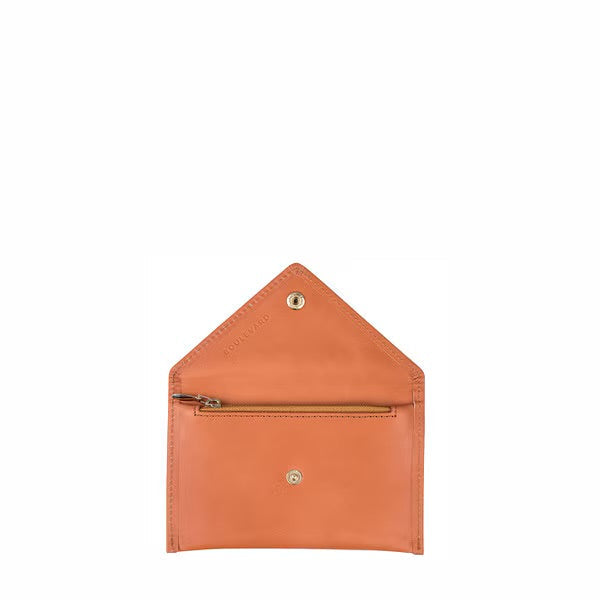 Emma Leather Wallet - Tan