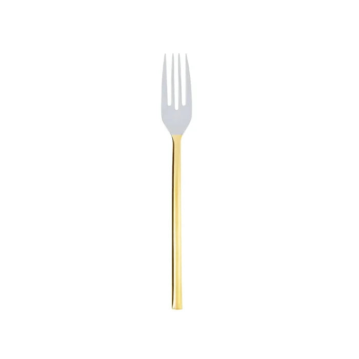 Ensemble de couverts Karaca Dora Premium en acier 316+ pour 12 personnes, 84 pièces, doré