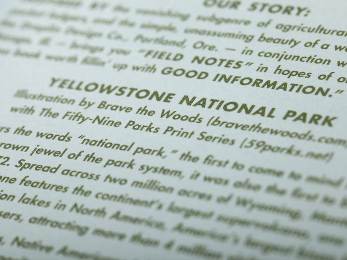 Field Notes National Parks Series A Memo Book Set of 3