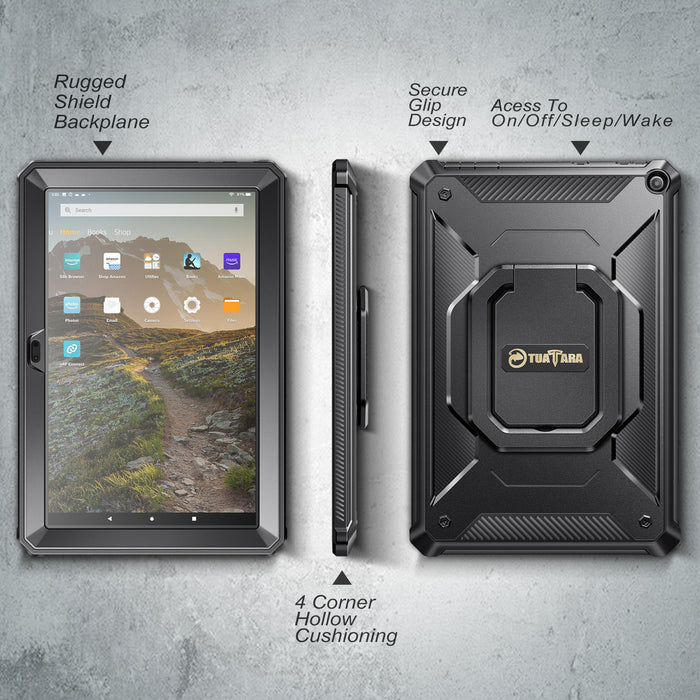 Fire HD 10/HD 10 Plus (11th Gen 2021) Tuatara Magic Ring Case | Fintie