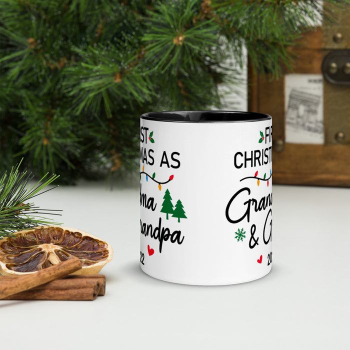 First Christmas Grandma and Grandpa Mug