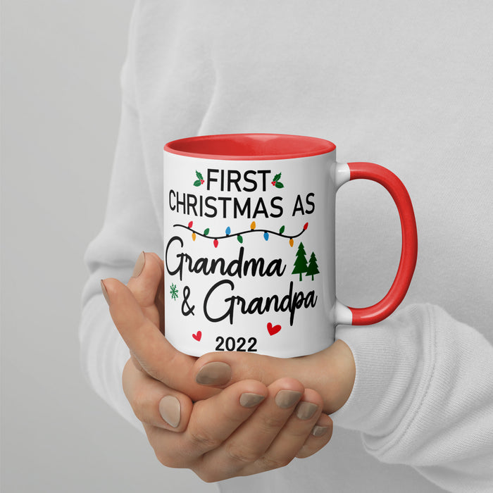 First Christmas Grandma and Grandpa Mug