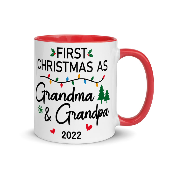 First Christmas Grandma and Grandpa Mug