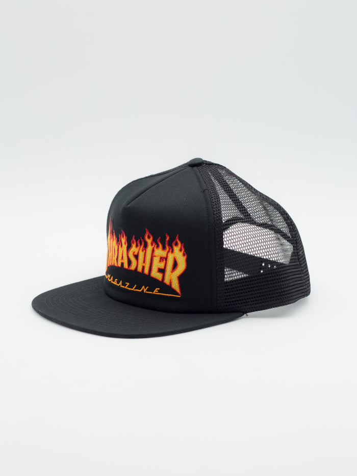 Flames Outlined Mesh Cap - La Tienda de las Gorras