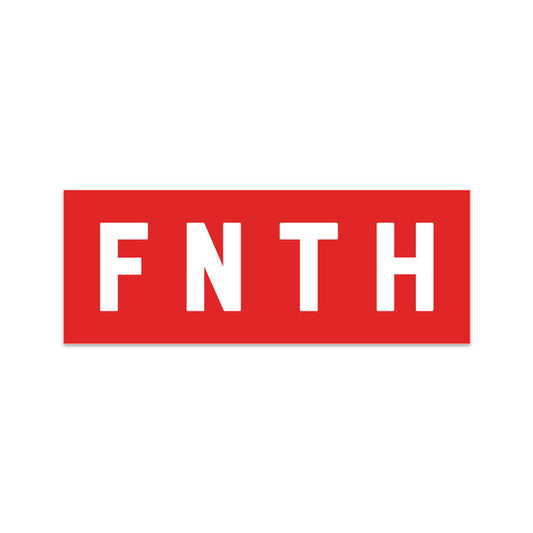 FNTH Bar Logo Red Sticker