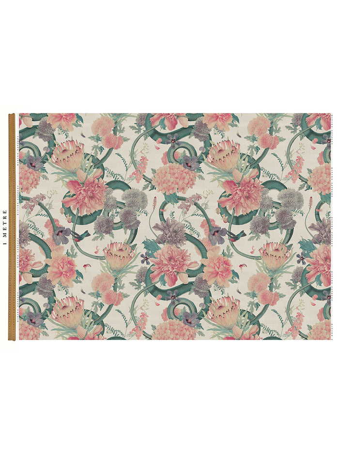 Forbidden Bloom 'Bone White' Recycled Velvet