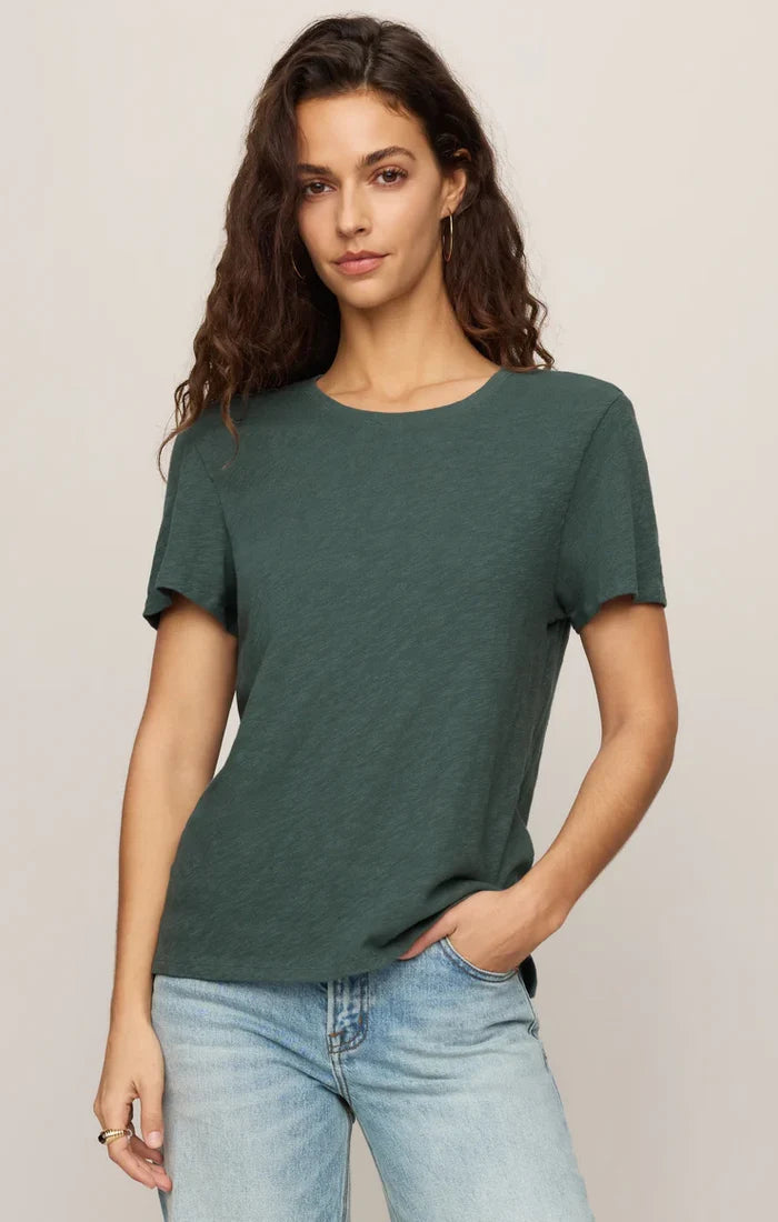 Foundation Slub Tee - Emerald Cove - Molly + Kate