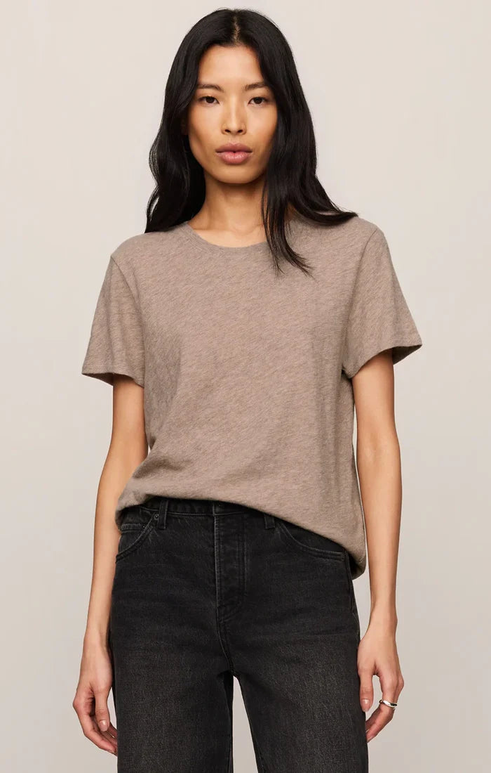 Foundation Slub Tee - Heather Ash - Molly + Kate