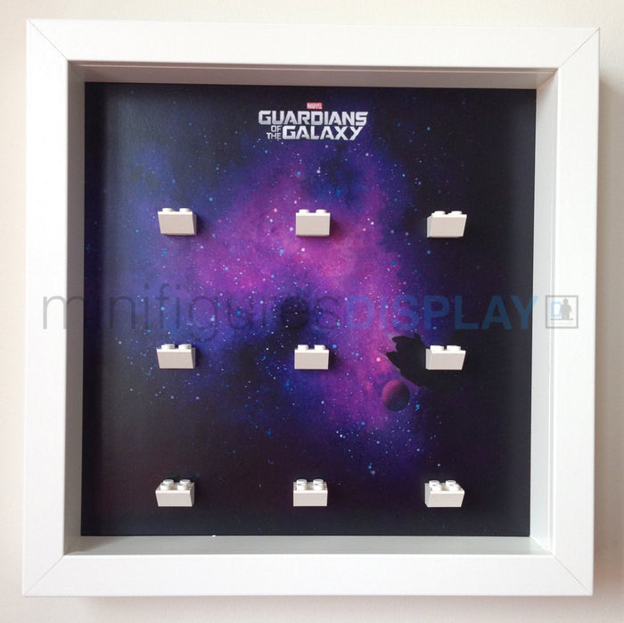 Lego Guardians of Galaxy minifigures frame - Lego Minifigures Display