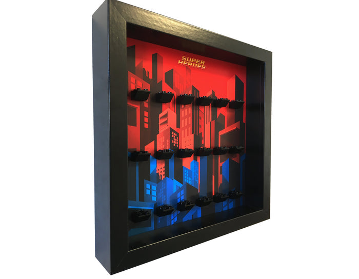 Frame for Lego® Marvel DC comics Super Heroes Minifigures