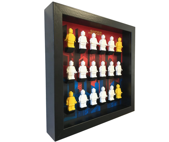 Frame for Lego® Marvel DC comics Super Heroes Minifigures