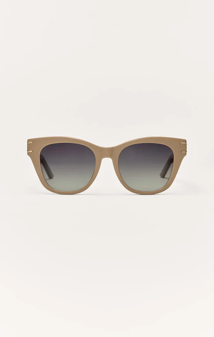 Front Row Polarized Sunglasses - Nude