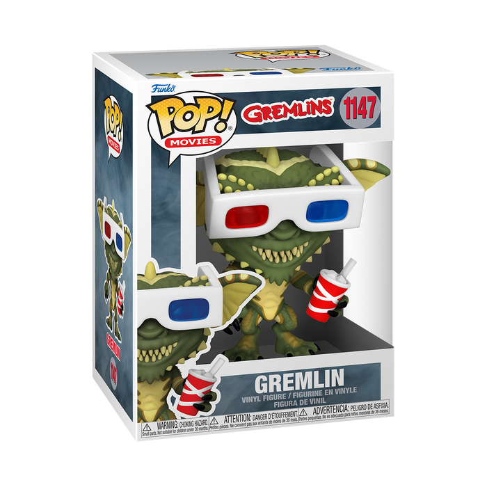 Funko POP! Movies: Gremlins - Gremlin with 3D Glasses Vinyl Figure
