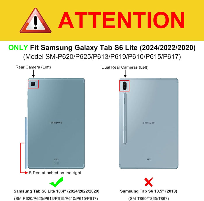 Galaxy Tab S6 Lite 10.4" 2024/2022/2020 Hybrid Slim Case | Fintie