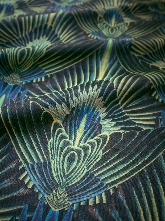 Gershwing 'Parakeet' Recycled Velvet Sample