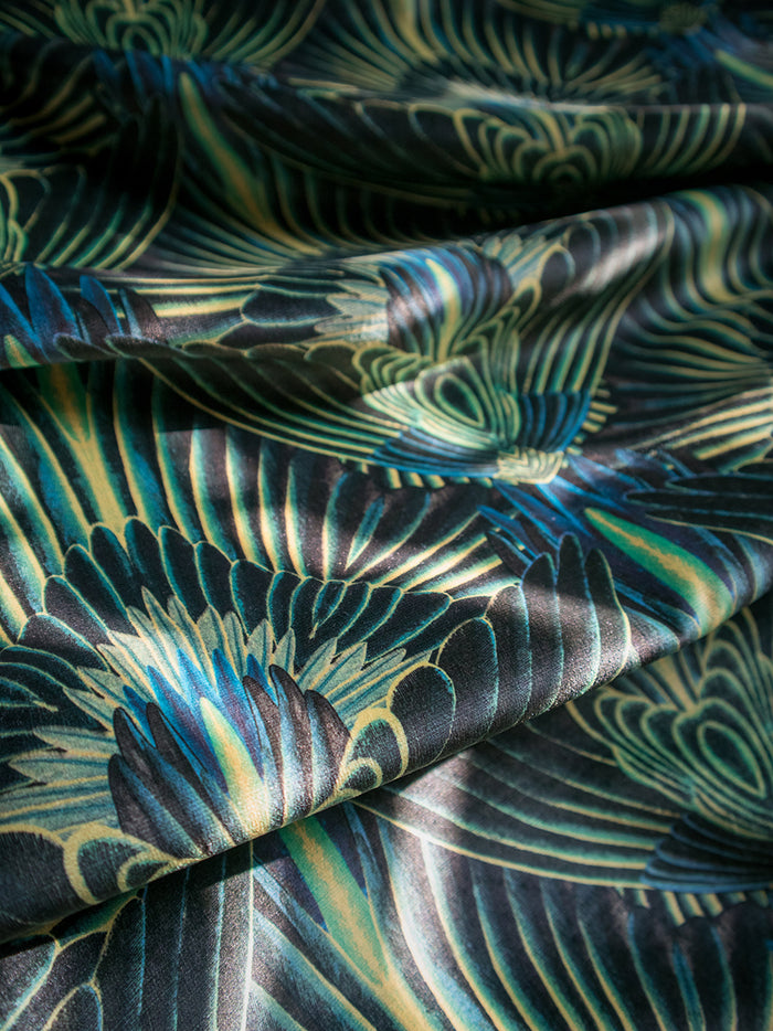 Gershwing 'Parakeet' Recycled Velvet Sample