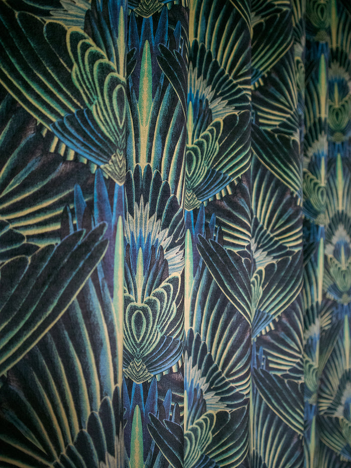 Gershwing 'Parakeet' Recycled Velvet Sample