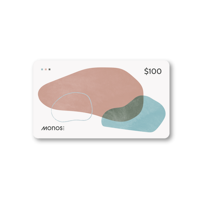 100.00 Scaled | This is a $100 Monos Travel gift card