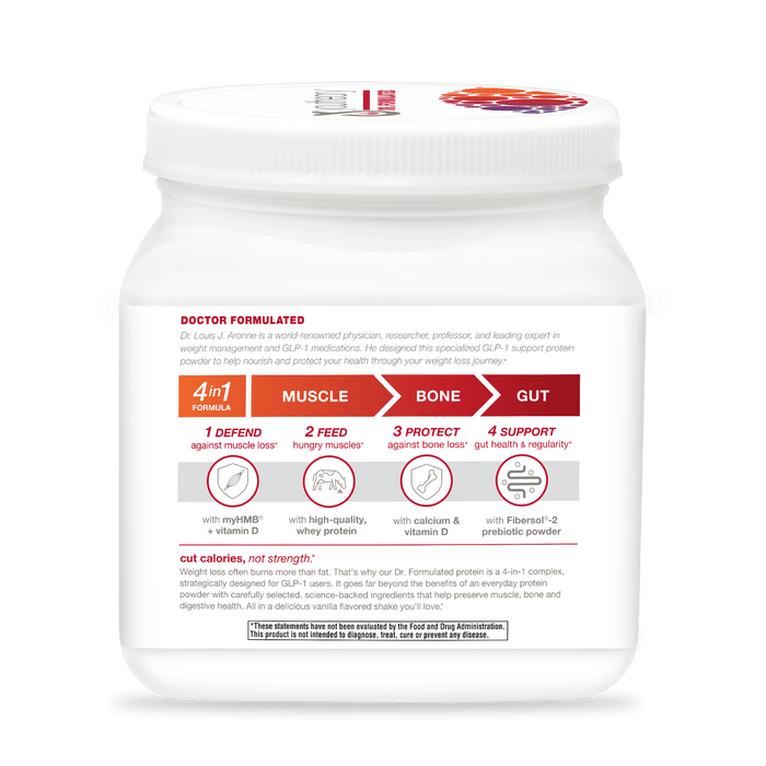 GSP.00079 Youtheory GLP-1 Support Muscle Guard Protein Vanilla Flavor oz Product Image - Left