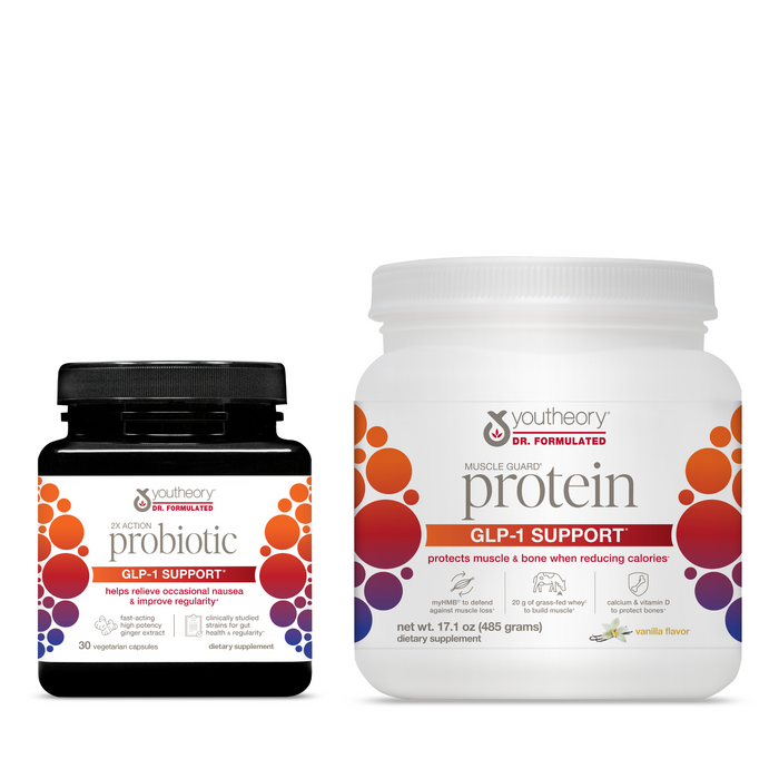 Image of GLP-1 Support Probiotic + Protein Stack Bundled Product