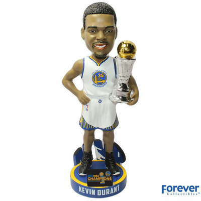 Kevin Durant - MVP Golden State Warriors 2017 NBA Champions Bobbleheads - National Bobblehead HOF Store