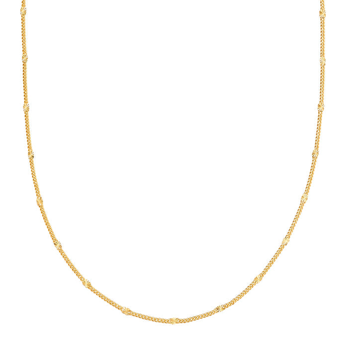 Goldfarbene Gliederkette