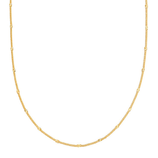 Goldfarbene Gliederkette