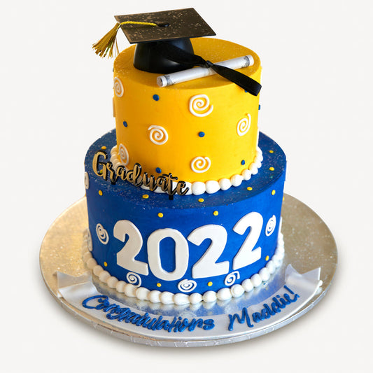 Graduate Swirl Cake #25Graduation