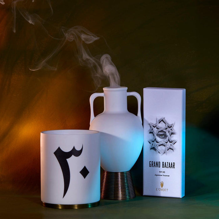 Grand Bazaar No. 30 Incense (60 sticks + square holder) - L'OBJET